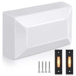 Saillong Wired Door Bell Chime Kit, 2 16V 10VA Two Note Black, Yellow Light. Fixed Price $36.29.
