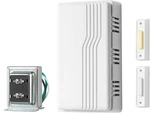 Heath Zenith Wired Door Bell Kit With Mixed Push Buttons DW-102-B White. Fixed Price $12.99.