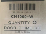 Lot Of Craftmade CH1000-W Builder White Door Chime Kit Buttons 1PCS P1. Fixed Price $179.95.