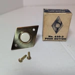 Vtg Edwards Signaling No. 620-3 Mini Polished Brass Push Button Doorbell Nos. Fixed Price $19.99.