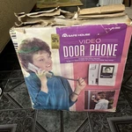 Vintage 1987 Safe House Video Door Phone 49-2600 Entry Camera Intercom. Fixed Price $139.99.
