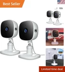 Wireless Camera Indoor 1080P 2-WAY Audio Plug-in Pack. Fixed Price $149.97.