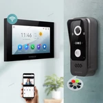 Homsecur 7" Wifi Video Phone Intercom Doorbell Night Vision Auto Snapshot. Fixed Price $216.75.