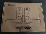 Olumat Smart Door Lock Keyless Entry Fingerprint Keypad Fobs Digital Silver. Fixed Price $45.00.