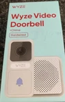 Wyze Video Doorbell + Chime Hardwired White WVDBC11MS-LB. Fixed Price $34.99.