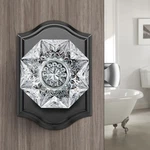 Calzibeno Crystal Door Knobs, Black Glass Diamond-privacy,. Fixed Price $45.90.