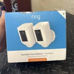 Ring Spotlight Security Camera Battery 2 Two Pack Leds & Siren *newest Model*. Fixed Price $229.99.