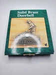 Solid Brass Doorbell Cover Golfer Welcome - Vintage Complete! Rare! Unique!. Fixed Price $29.99.