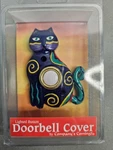 Surface Mount Push Button Doorbell Faceplate Handpainted Polyresin Lighted. Fixed Price $20.00.