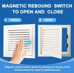 12 X Inch Access Doors Panel For Drywall With Push-button Switch. Fixed Price $49.99.
