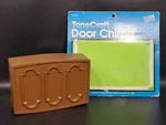 Vintage Door Chime Bell Tonecraft Nos Ornate Wood Design Retro #35-3025 Brown. Fixed Price $46.99.