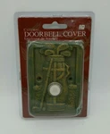 Figi Golf Bag Green Gold Ceramic Illuminated Doorbell Cover New Sealed Package. Fixed Price $12.28.
