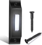 Enhon Led Lighted Doorbell Button, Solid And Sleek Metal Wall Mounted Be.... Fixed Price $18.90.