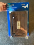Vintage Angelo Nos 76003 Teak Finish Door Chime Mcm 2 Note Front 1 Back Gold. Fixed Price $42.00.