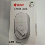 August Smart Lock Keyless Entry ASL-3B Silver (AUG-SL04-M01-S04). Fixed Price $79.99.