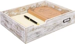 Mygift Shabby Whitewashed Wood Office Desktop Document File Folder Storage Tray. Fixed Price $32.99.