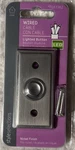 Style Selections Satin Nickel Doorbell Button Wired Led #0163362. Fixed Price $12.74.