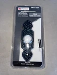 Utilitech Wired Lighted Button Doorbell #0037333 Black 3.5"L X 1"W B121. Fixed Price $14.69.