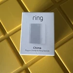 New Ring Chime 2ND Generation White Wifi Doorbell Plug-in Alarm 5F67E9 Nib. Fixed Price $14.99.