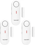 Tecknet Door Alarm 3 Pack Wireless Security Chime. Fixed Price $26.48.