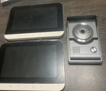Woliliwo Video Intercom System 2 Color 7 Monitors 1 Camera Doorbell Rainproof. Fixed Price $129.00.