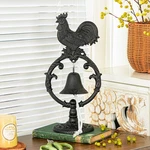 Sungmor Retro Cast Iron Rooster Dinner Bell Farmhouse Tabletop Decorative Statue. Fixed Price $65.99.