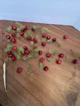 Christmas Jingle Door Spray Silver Bells Faux Plastic Greens 20" Long LOT/2. Fixed Price $17.99.