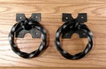 Twisted Iron Ring Door Knocker. Fixed Price $53.50.