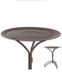 Good Direction Bird Baths Rust Basin Steel With Stand BBG20-5. Fixed Price $89.00.