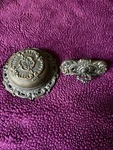 Vintage Brass Victorian Style Mechanical Twist Doorbell With Key. Fixed Price $49.00.