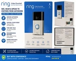 New Ring 8VR1S5-SEN0 Wireless Video Doorbell Satin Nickel. Fixed Price $44.98.