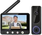 Wireless Video Doorbell Camera 4.5-INCH Monitor, Ai Detection, Night Vision, Cl. Fixed Price $42.99.