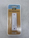 Hampton Bay HB-315-1-90 Wired Led Doorbell Push Button White Finish Lighted. Fixed Price $10.00.