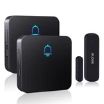 Secrui Wireless Door Chimes When Open Entry 1 Sensor 2 Receiver, Black. Fixed Price $39.58.