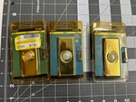 New 3-PACK Lot Carlon DH1630L Brass Lighted Wired Doorbell Button Led 8-24V. Fixed Price $18.38.