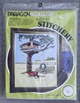 Paragon Nos Creative Crewel Stitchery Kit 0811 The Tree House Stamped Picture. Fixed Price $10.00.
