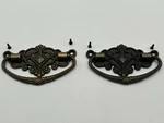 Pcs Jewelry Cabinet Cupboard Box Pull Handle Knots Antique Bronze Tone 72MM. Fixed Price $6.99.