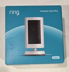 Ring Outdoor Plus Plug-in White Security Camera 2025 Latest Model 2K Video. Fixed Price $59.99.