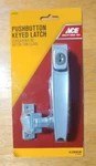 Ace Hardware Push Button Keyed Latch For Screen/storm Doors Gray #5414784 New. Fixed Price $14.58.