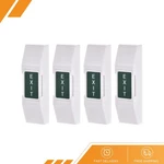 4 Push Exit Button Release Switch Door Access Control Pc Panel 12V 3A White. Fixed Price $15.86.