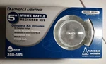 Lithonia Lighting 5" White Baffle Recessed Kit 75W Bulb Damp Location 388-585. Fixed Price $10.00.