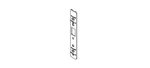 Adams Rite 24-0137-02-628 4900 Deadlatch Radius Faceplate, Satin Aluminum Clear. Fixed Price $11.12.