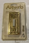 Angelo Artworks Home Decor Amber Brass Push Button Doorbell #76450 Lighted. Fixed Price $14.95.