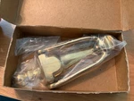 Baldwin Forged Door Knocker - New Oid Stock Polished Brass: No. 0106. Fixed Price $48.00.