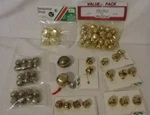 Craft Jingle Bell Lot 80+ Round Ornaments Holiday Christmas Decor Entry Sleigh. Fixed Price $15.00.