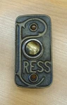Press Classic Style Doorbell Button Solid Brass Waterglass Studios 1612AB. Fixed Price $52.00.