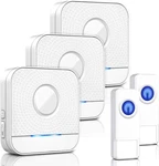 New Bistee Wireless Doorbell IP55 Waterproof Chime Kit - White Free Shipping. Fixed Price $24.99.