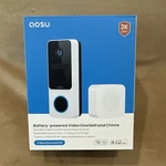 Open Box! Aosu V8E2CA11 Wireless Doorbell Video Camera With Homebase, 5MP Hd. Fixed Price $40.99.