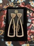 House Of Harlow Rachal Zoe Box Style Gold Tone Door Knocker 1960 Statement. Fixed Price $25.00.