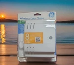 Ge Battery Operated Doorbell Kit 8-CHIME Wireless Chime, White. Fixed Price $9.98.